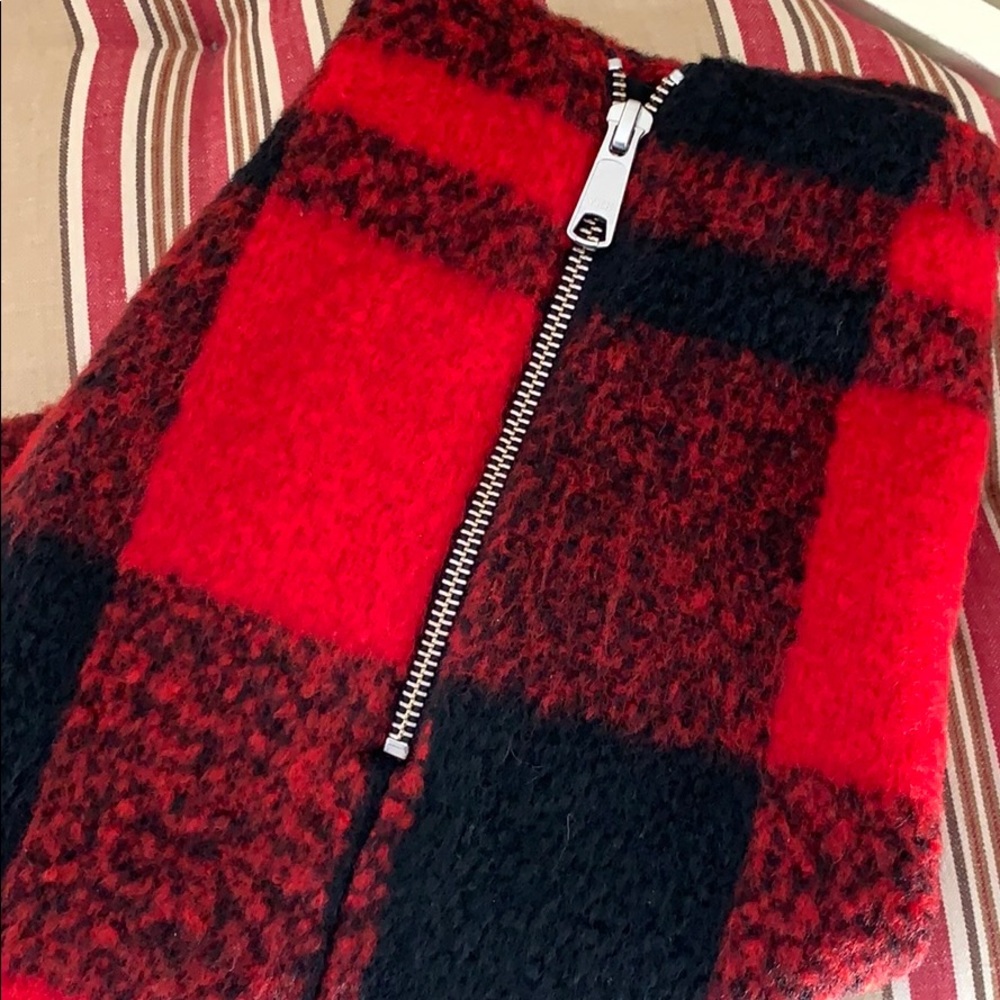 ASOS Buffalo Plaid Check zippier detail skirt - Picture 7 of 7